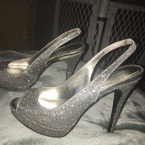 Silver Backless Moda Spana Heels!